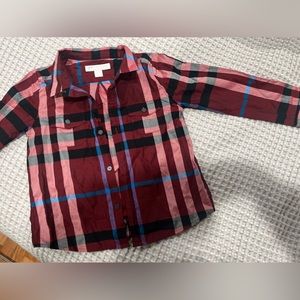 Burberry London long sleeve kids shirt